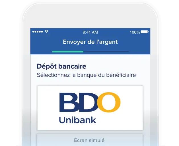 Envoyez de l'argent à BDO