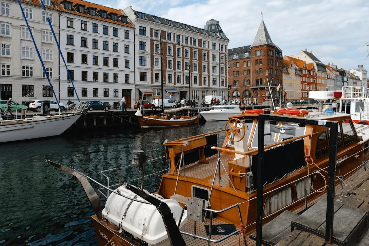 Nyhavn canal in Copenhagen.