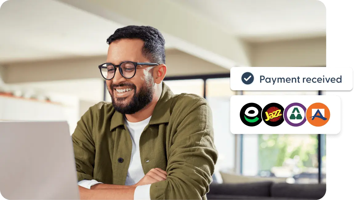 People using the Remitly app to send and receive international payments with wallet balance shown.