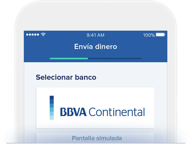 Send money to BBVA