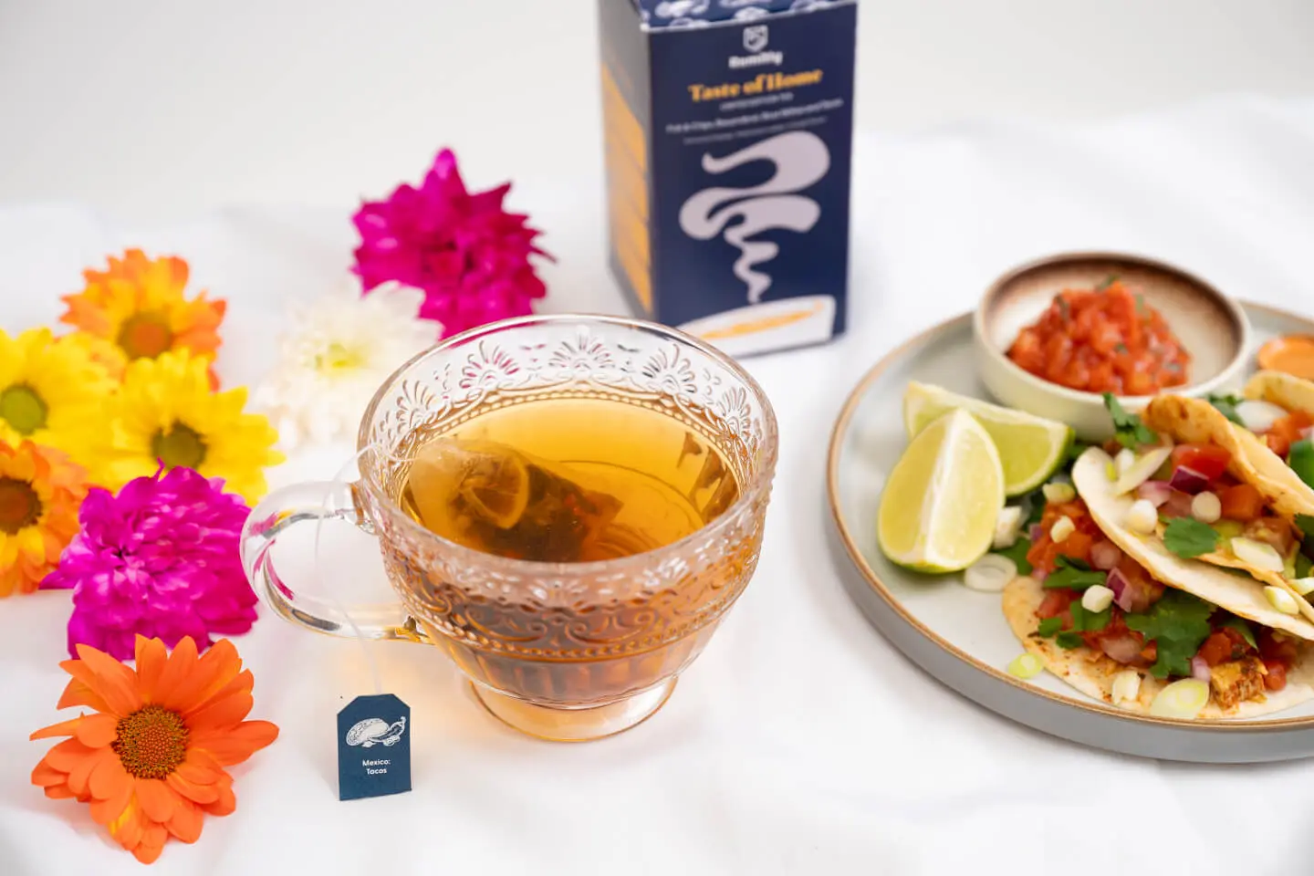Tacos flavoured tea by Remitly